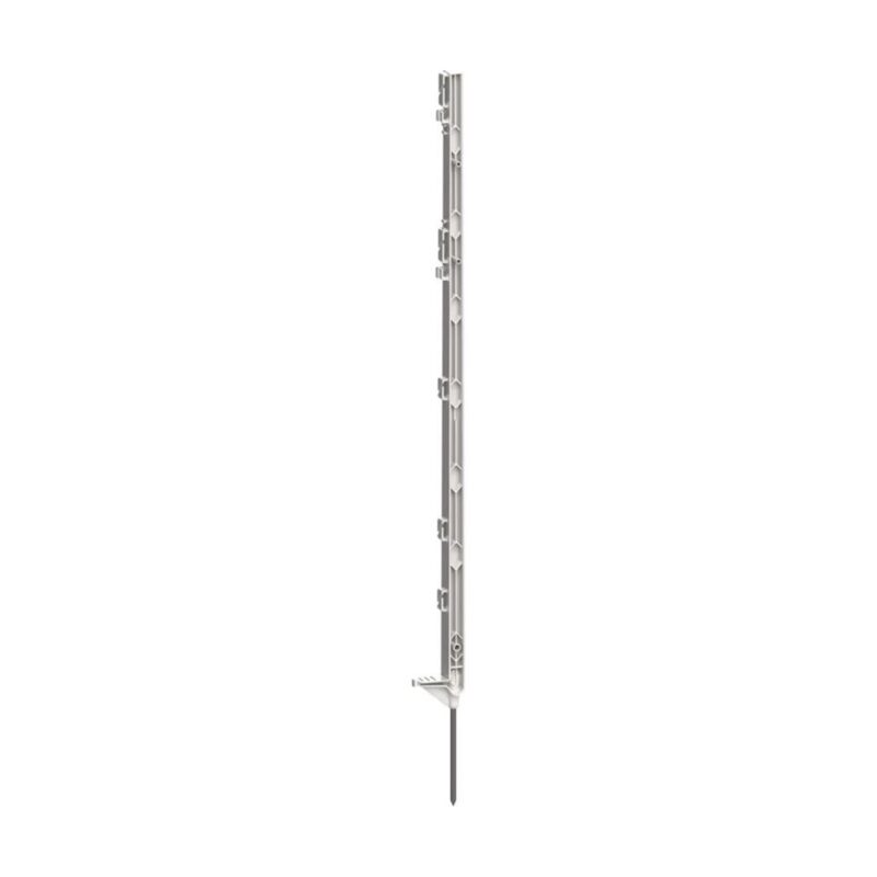 Műanyag karó 105 cm fehér, szimpla leszúrós, 5 db/cs
